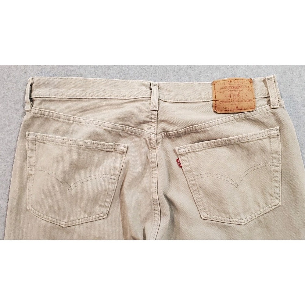 Vintage‎ Levis 511 Mens Beige Jeans 38x32 Y2K - Picture 11 of 16